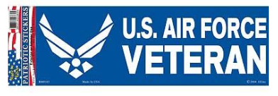 US Air Force Veteran Bumper Sticker