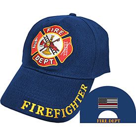 Blue Fire Department Cap