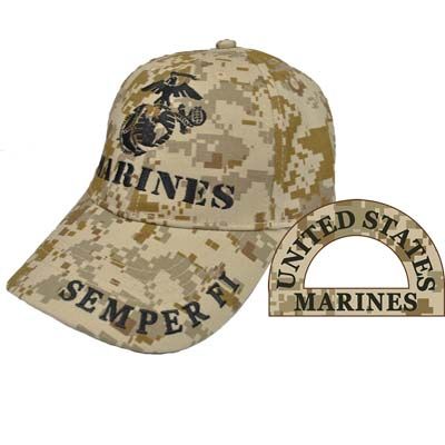 USMC EGA Desert Digital Cap