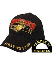 Marines First to Fight Cap Est. 1775
