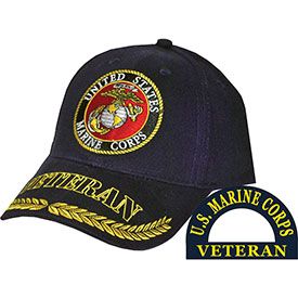 USMC Veteran Wreath Cap