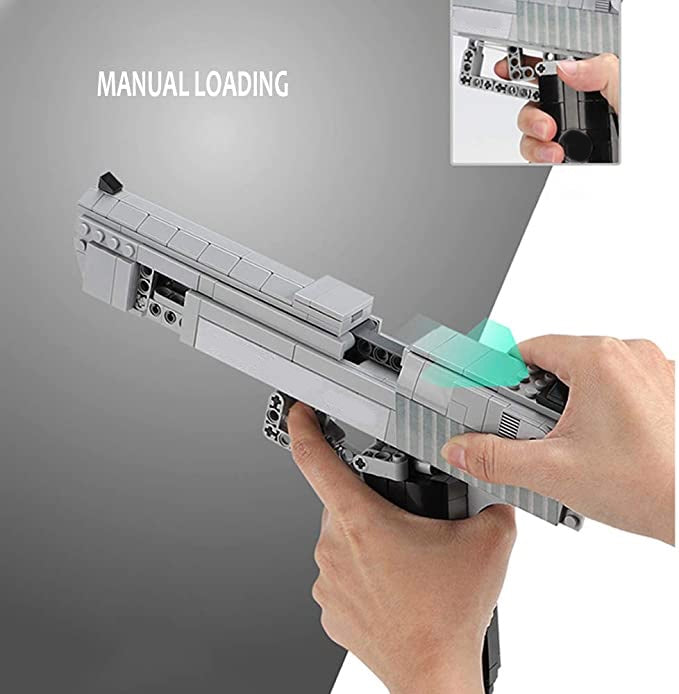 Building Block Hand Gun Toy