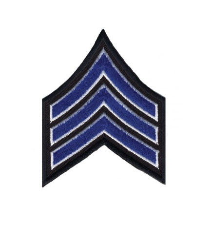 Sergeant Chevron - Blue/Black (Set of 2)