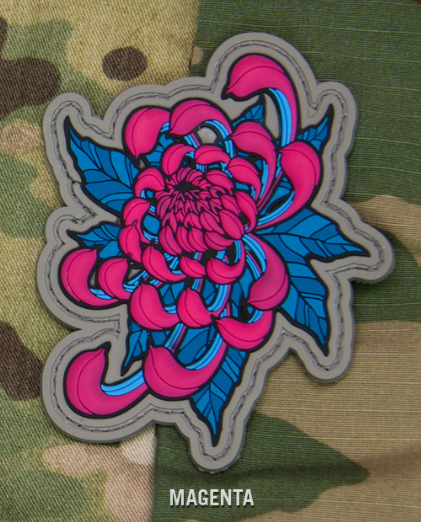Chrysanthemum Tattoo Morale Patch