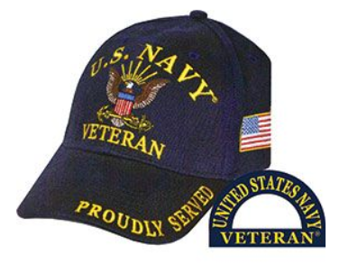 U.S. Navy Veteran Cap - Proudly Served
