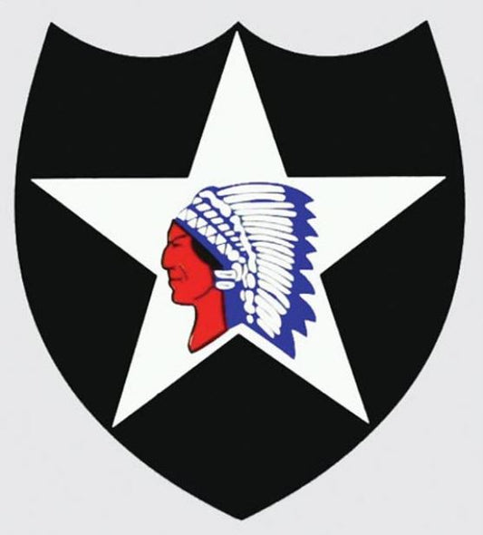 2nd Infantry Division Indian Head Decal