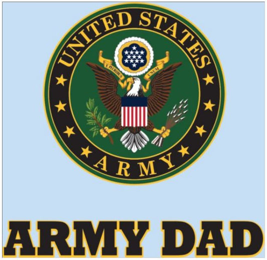 Army Dad w/ Crest Decal