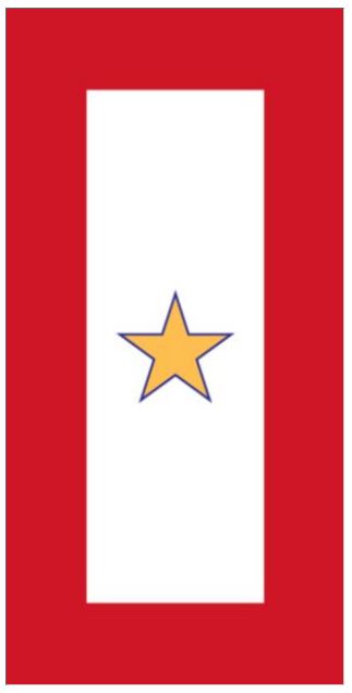 Gold Star Service Decal