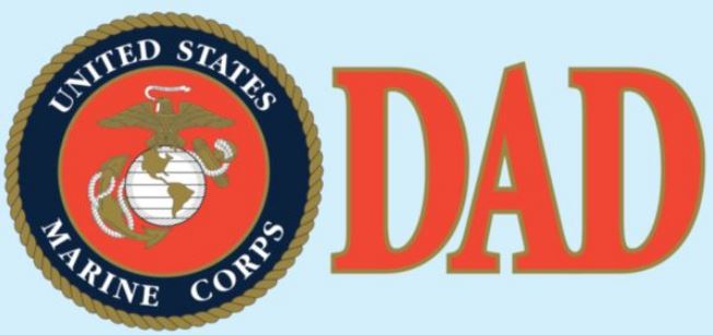 U.S. Marine Corps DAD EGA Decal
