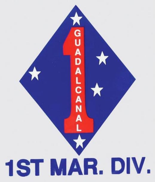 1st Marine Division Decal