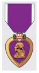 Purple Heart Medal Decal
