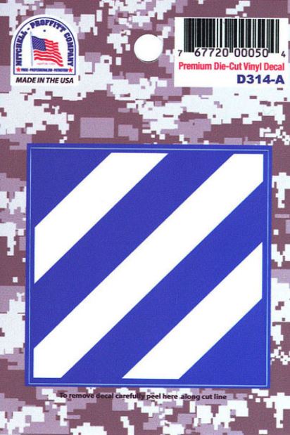 3rd Infantry Division Decal Camo