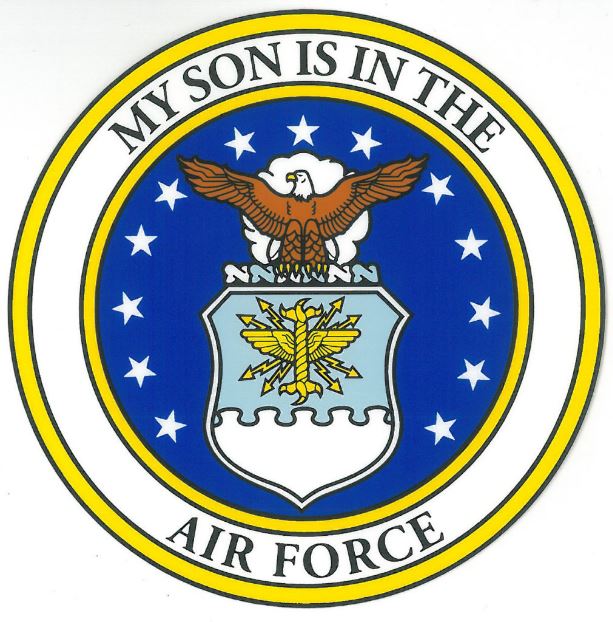 My Son Is In the Air Force Classic Logo Decal