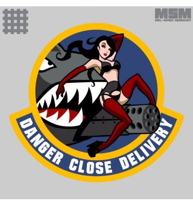 Danger Close Pinup Patch