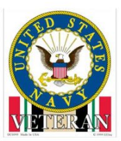 Navy Iraqi Veteran Decal