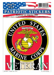Marine Iraq Veteran Decal