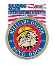 Military Order USMC Devil Dogs Decal