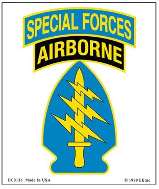 Special Forces Airborne Decal