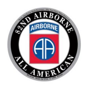 82nd Airborne All American Decal