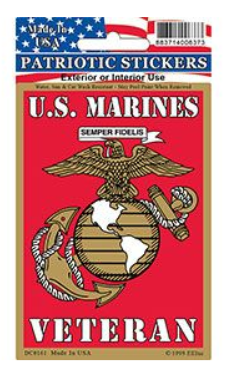 U.S. Marines Veteran Sticker