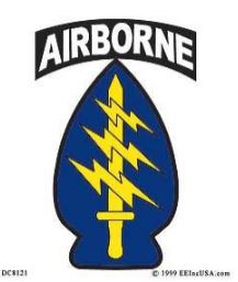 Special Forces Airborne Decal