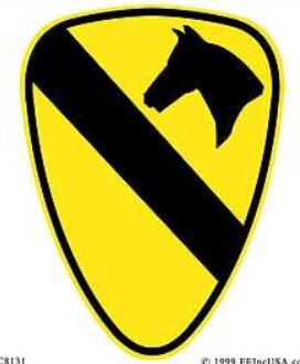 1st Cavalry Sticker