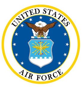 US Air Force Clear Vinyl Decal