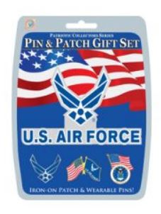 Air Force Pin & Patch Gift Set