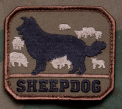 Sheepdog Velcro Patch