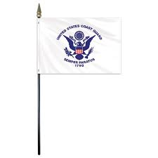 Coast Guard Stick Flags