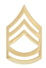 Army Rank Pin Gold - PAIR