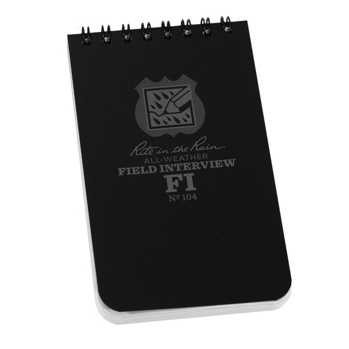 RITR Field Interview Notebook