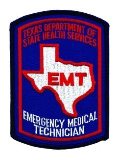 Texas EMT Patch