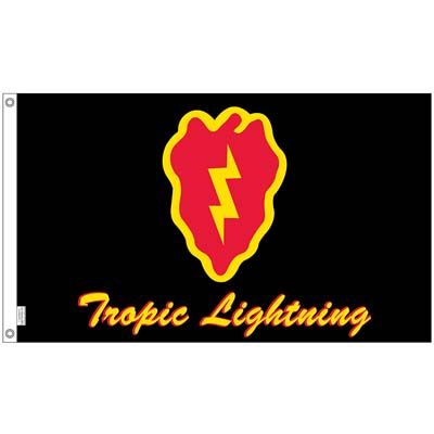 25th Infantry Tropic Lightning Flag 3x5
