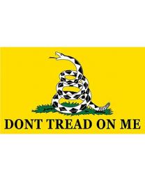 Don't Tread on Me Flag Yellow