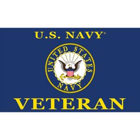 US Navy Veteran Flag 3x5