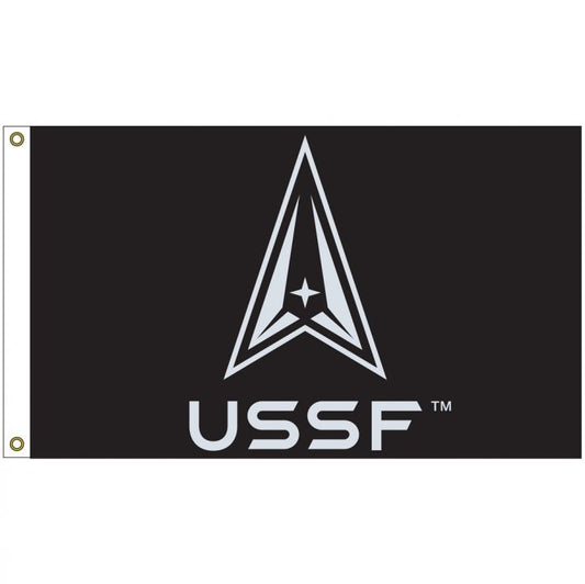 USSF Space Force Flag - Black
