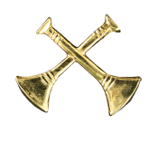 Bugles Collar Device - Pair