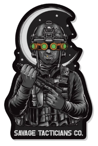 SavTac Born To Goon Sticker