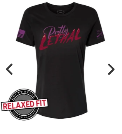 LADIES Grunt Style Pretty Lethal Relaxed T-Shirt