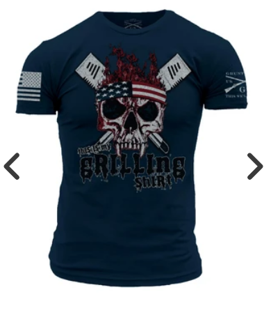 Grunt Style Grilling Shirt - Navy Blue