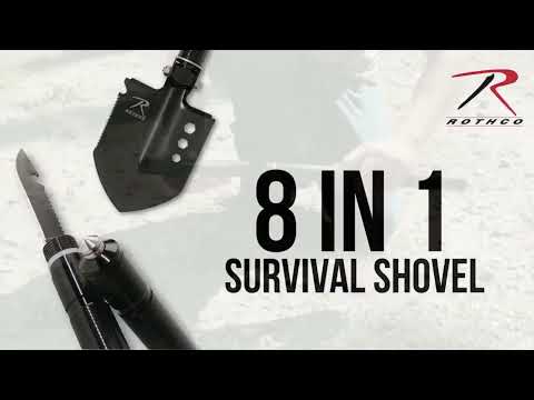8-in-1 Multi-Tool Survival Shovel