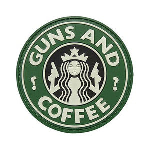 Guns & Coffee Velcro Patch