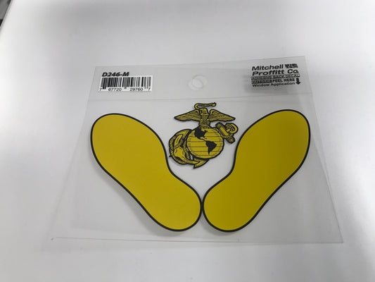 Marine EGA w Footprint Decal