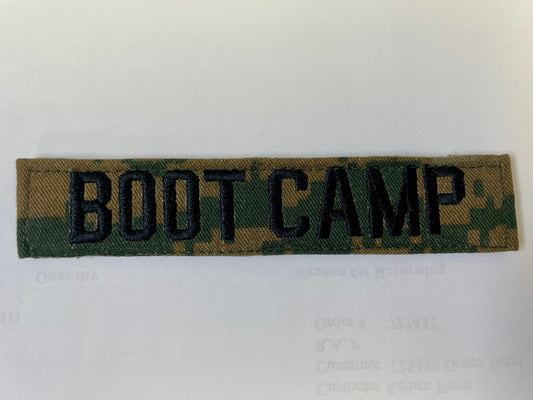 BOOT CAMP Marine Digital Name Tape w VELCRO