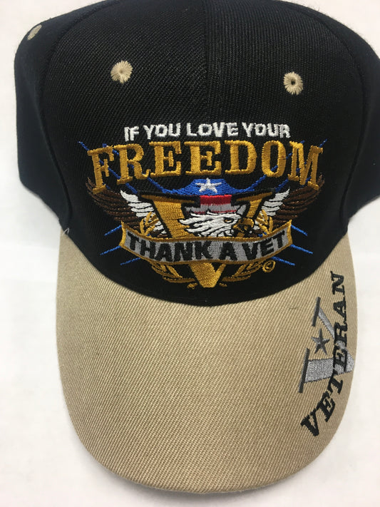 Thank A Vet Freedom Cap