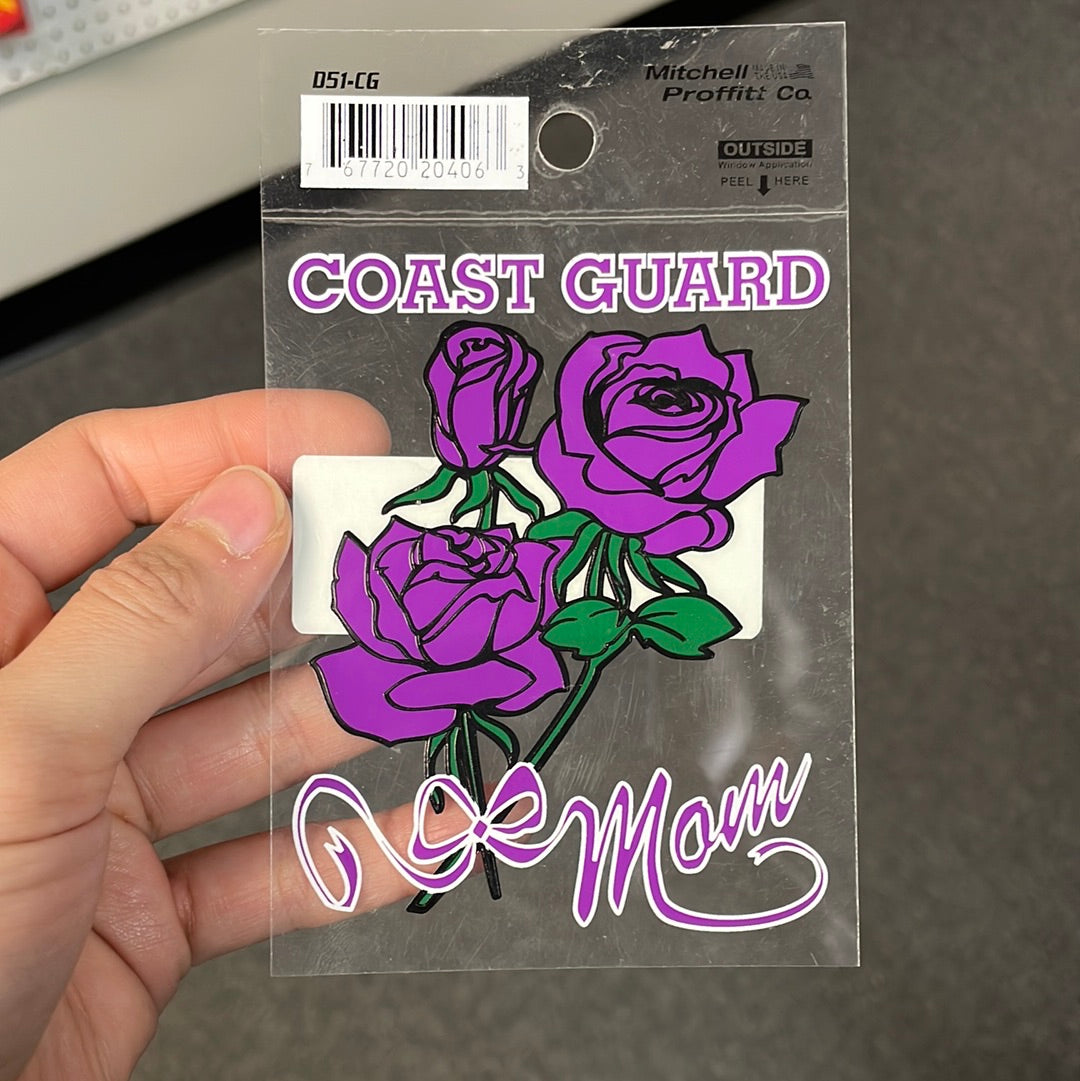 Coast Guard Mom Decal