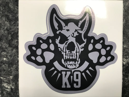K-9 Head Decal