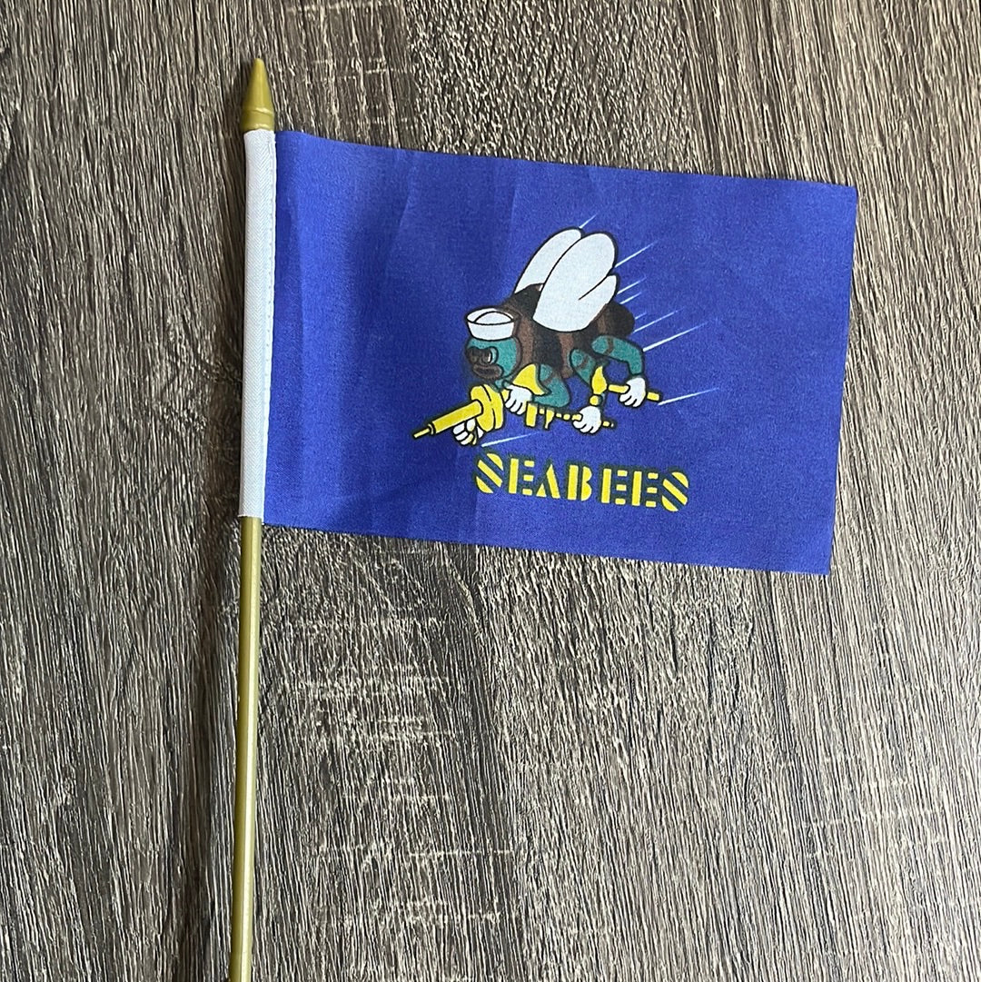 Seabees Stick Flag