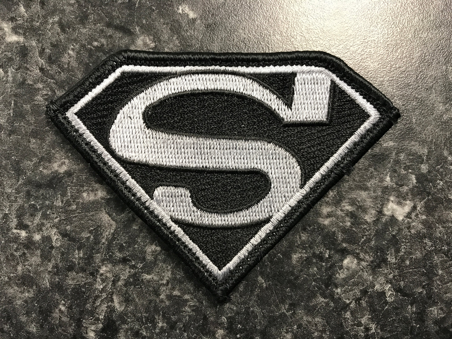 Super Man Diamond Velcro Patch